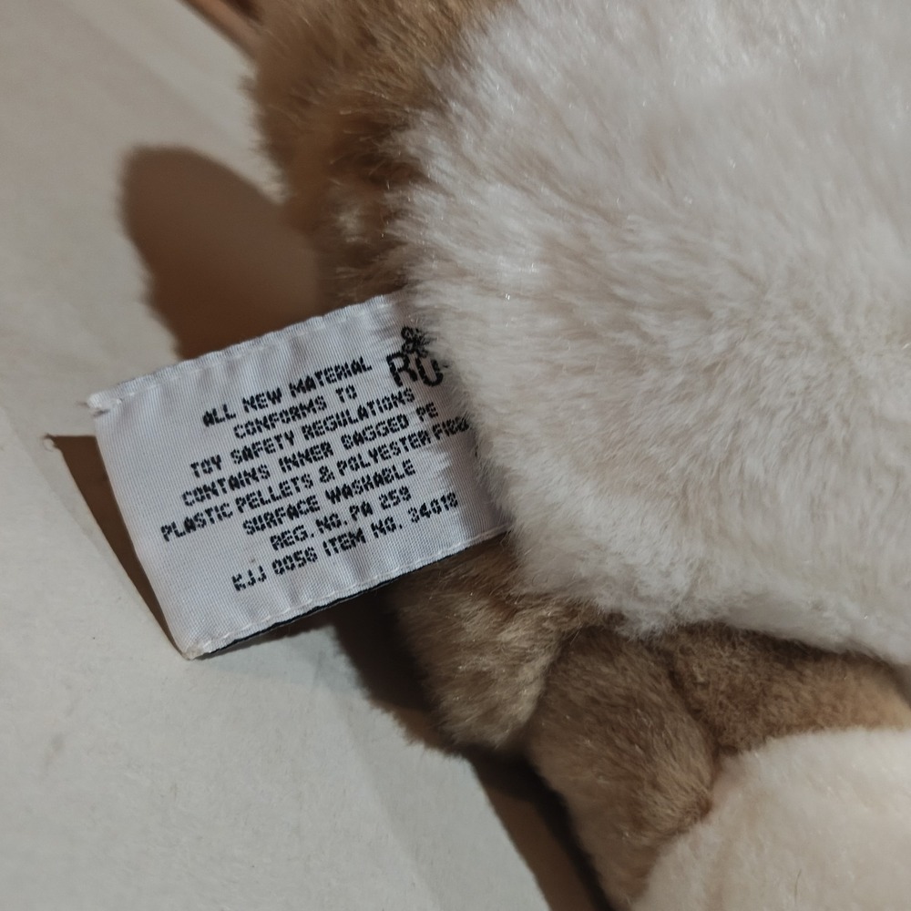 Yomiko Classics Plush 12" Dutch Rabbit Brown White Bunny E2 - Picture 4 of 5